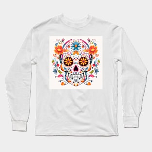 Day of the Dead Sugar Skull 24 Long Sleeve T-Shirt